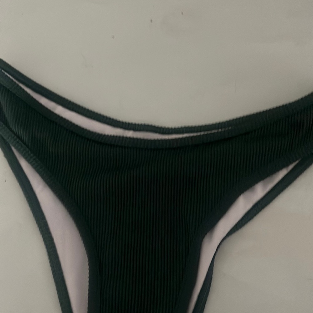 Dark green bikini bottoms
